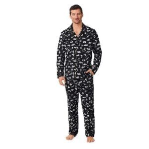 Men's Cuddle Duds Cabin Fleece Pajamas Set Size XXL